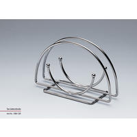 DRŽAČ ZA SALVETE boja nerđajućeg čelika  - boja nerđajućeg čelika, Konvencionalno, metal (14/9/5.6cm) - Justinus