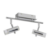 LED-STRAHLER 34 cm   - Klar/Chromfarben, Basics, Kunststoff/Metall (34cm) - Näve