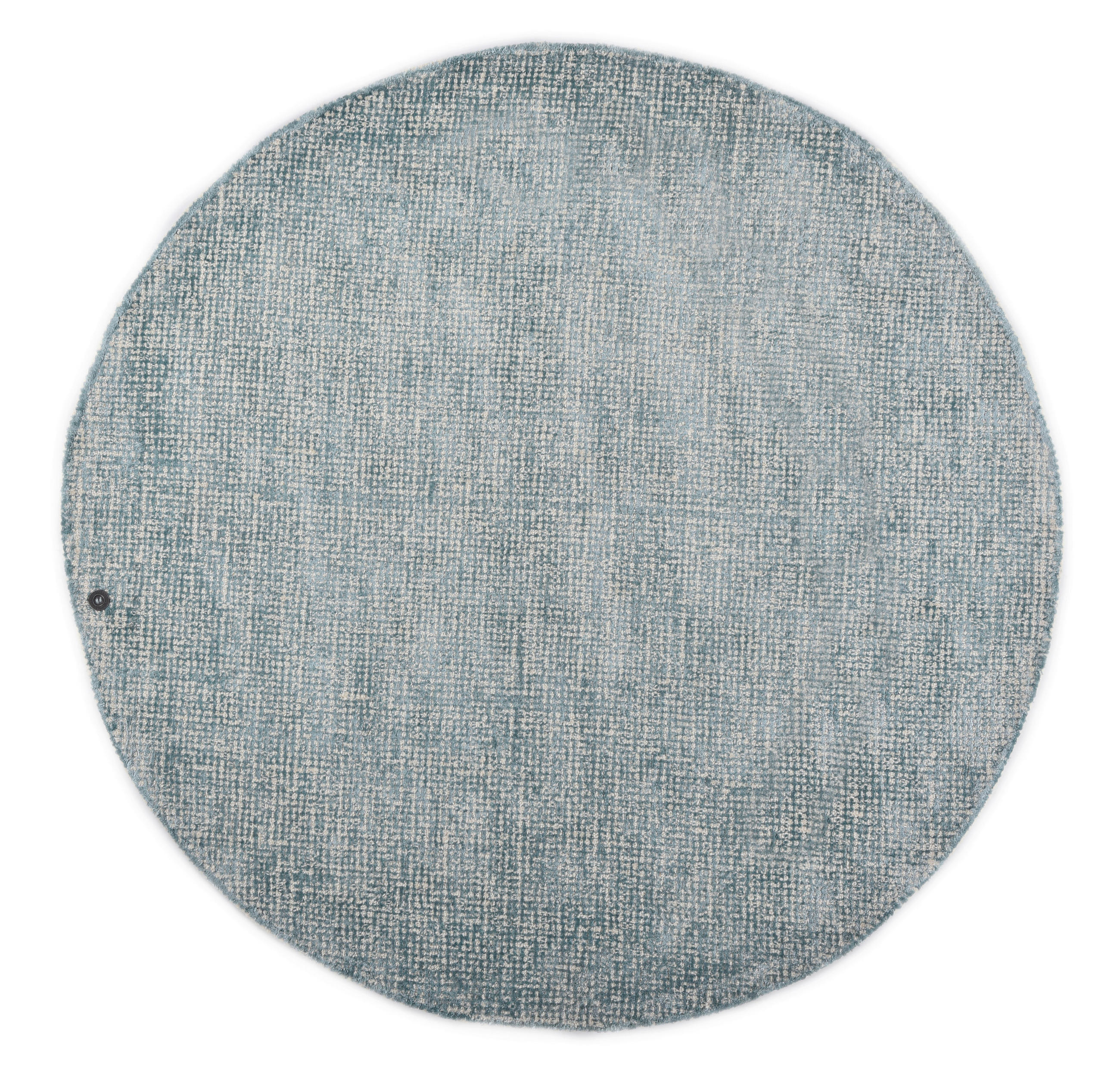 HANDWEBTEPPICH 140/140 cm Türkis rund  - Türkis, Basics, Textil (140/140cm) - Tom Tailor