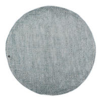 HANDWEBTEPPICH 140/140 cm Türkis rund  - Türkis, Basics, Textil (140/140cm) - Tom Tailor