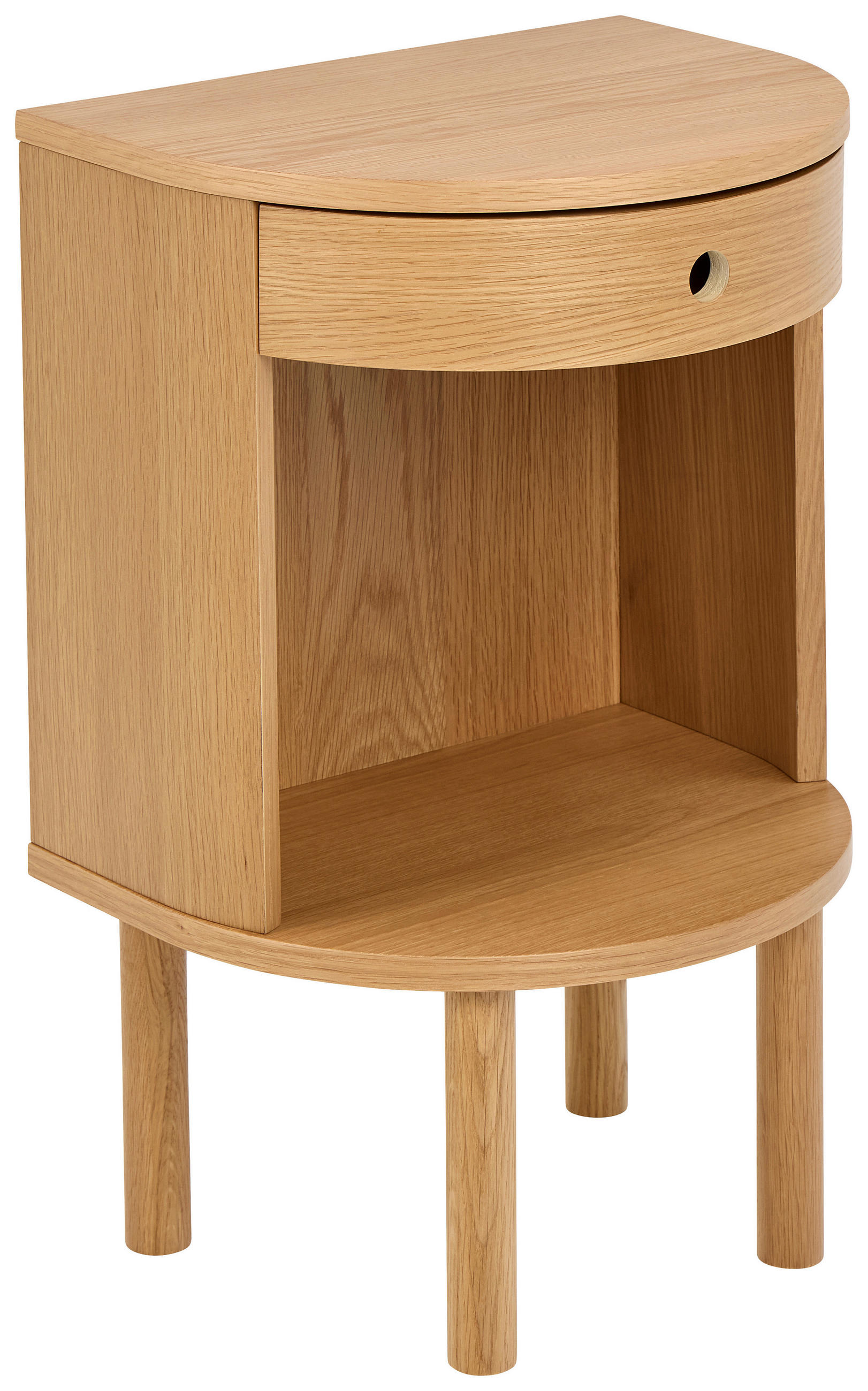 NACHTKÄSTCHEN in furniert Eichefarben  - Eichefarben, MODERN, Holzwerkstoff (40/60/31,5cm) - MID.YOU