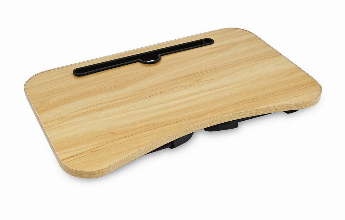BETTTABLETT Braun, Schwarz,  - Schwarz/Braun, Basics, Holzwerkstoff/Kunststoff (48/29,5/20,5cm) - EASYMAXX