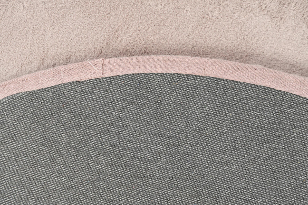 HOCHFLORTEPPICH 120 cm Rosa rund  - Rosa, Basics, Textil (120cm) - Kayoom