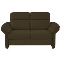 2-SITZER-SOFA in Echtleder Waldgrün  - Waldgrün/Alufarben, KONVENTIONELL, Leder/Metall (170/96/92cm) - Beldomo Premium