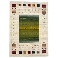 LÄUFER 80/300 cm Mother Earth Green Dunkelgrün, Naturfarben, Grün  - Dunkelgrün/Naturfarben, LIFESTYLE, Textil (80/300cm) - Cazaris