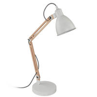 TISCHLEUCHTE 44,5/18/60,5 cm   - Naturfarben/Weiß, KONVENTIONELL, Holz/Metall (44,5/18/60,5cm) - Eglo