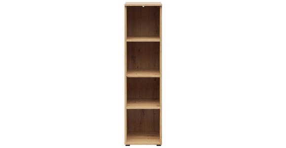 REGAL Eiche Artisan - Anthrazit/Eiche Artisan, MODERN, Holzwerkstoff/Kunststoff (30/115/40cm) - Carryhome