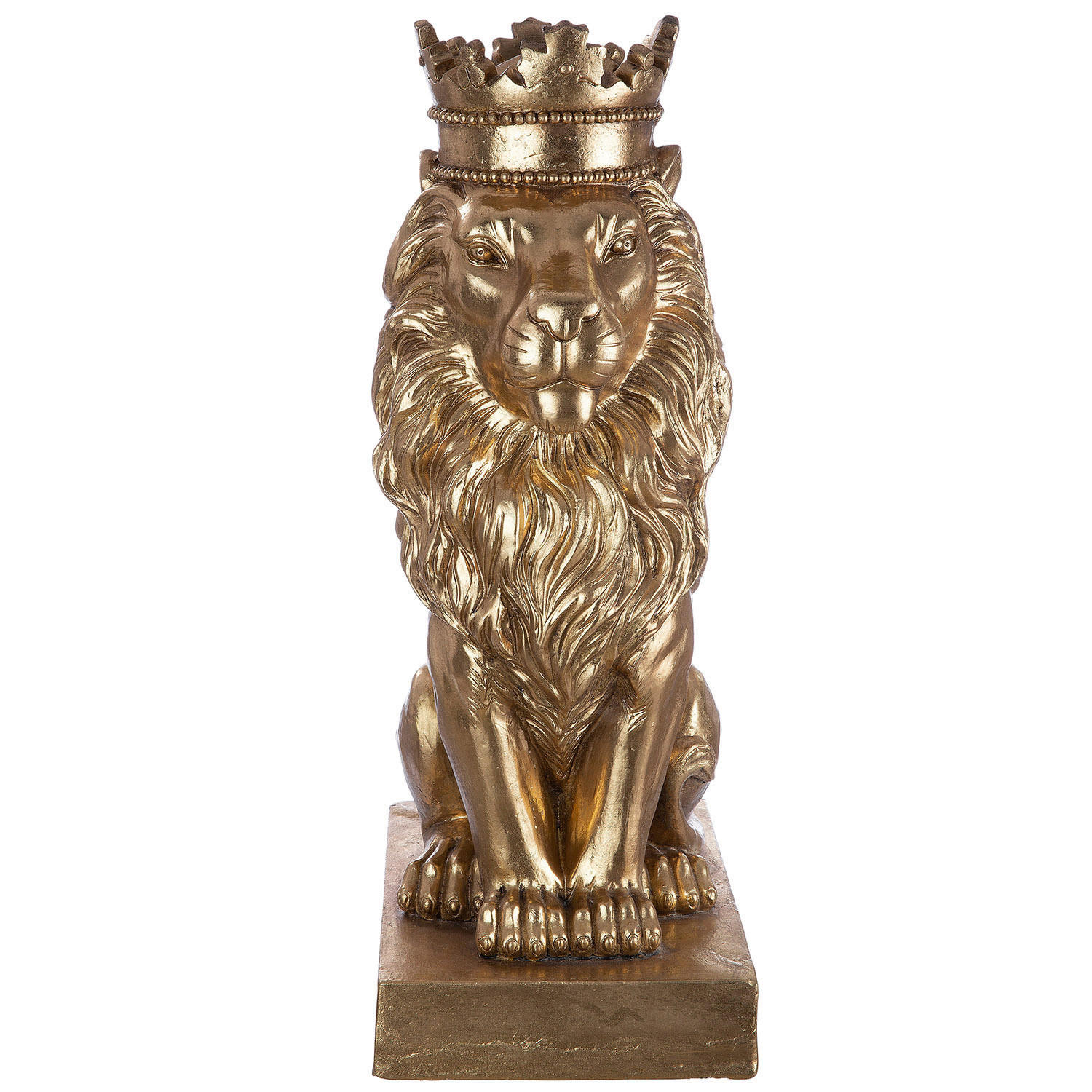 SKULPTUR - Goldfarben, Basics, Stein (25/70/37cm)