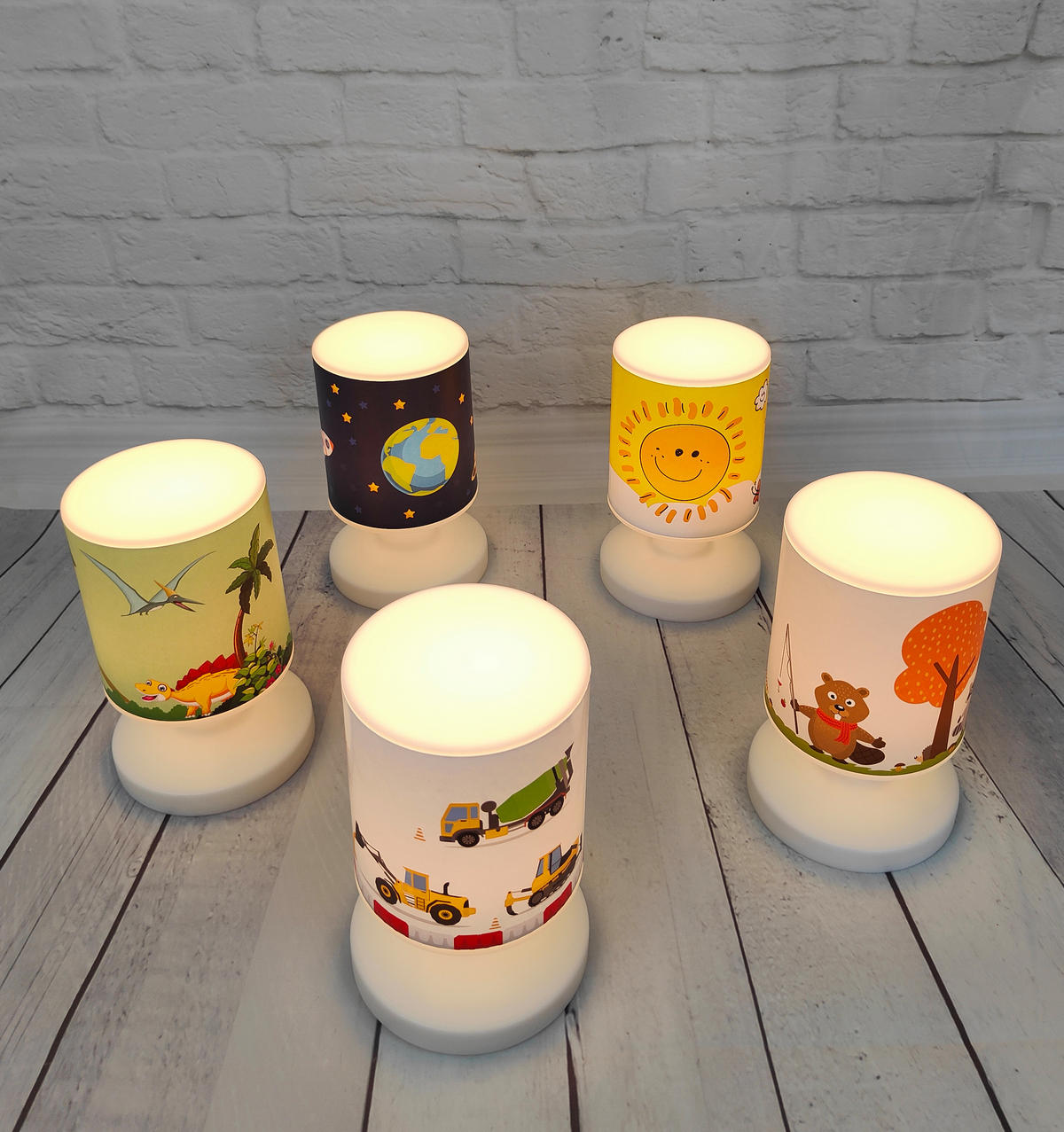 KINDERTISCHLEUCHTE  - Multicolor, Basics, Kunststoff (13/13/20cm)