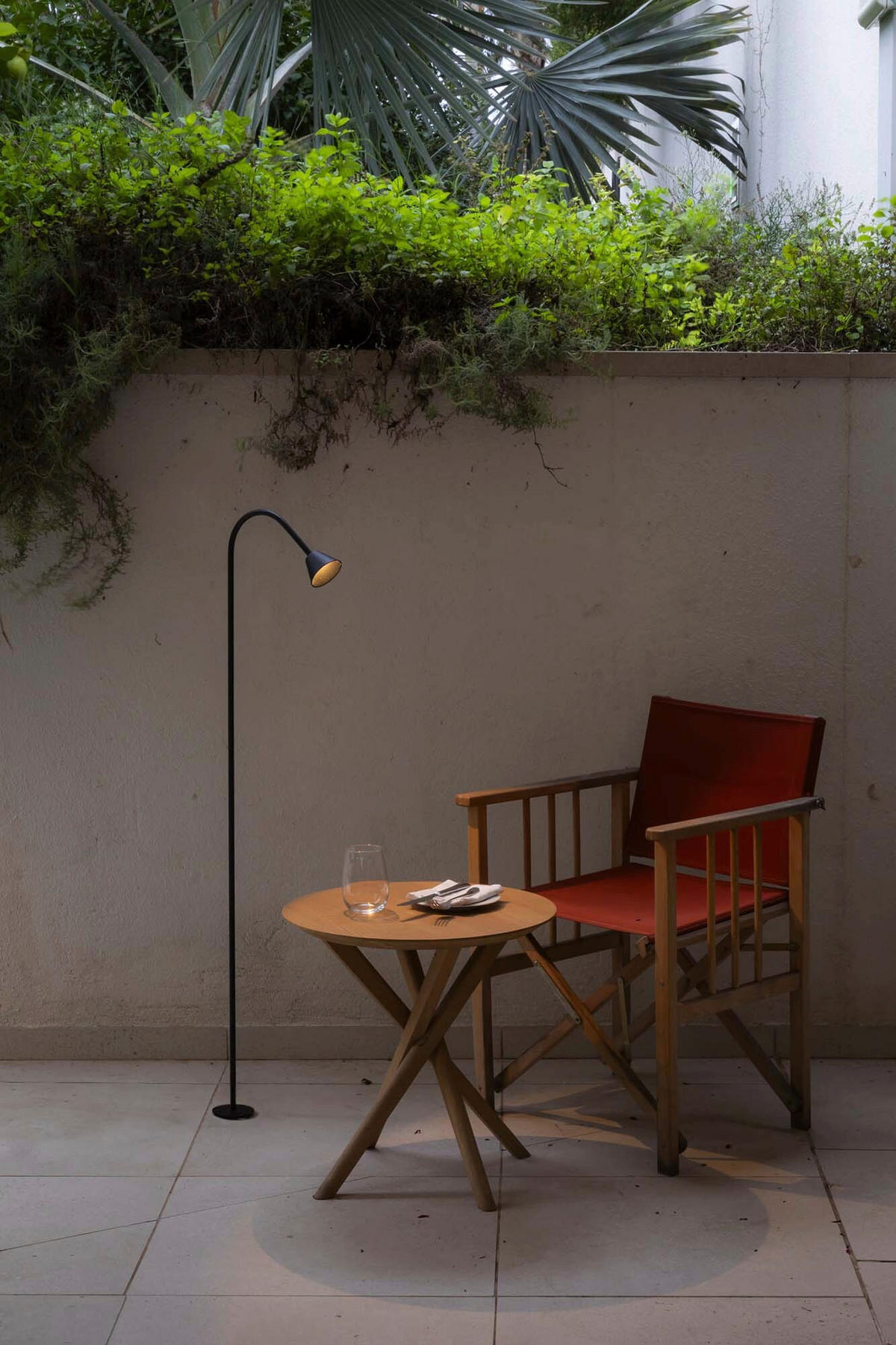 LED-AUßENLEUCHTE 29.2/8.5/119 cm   - Schwarz, Design, Metall (29.2/8.5/119cm)