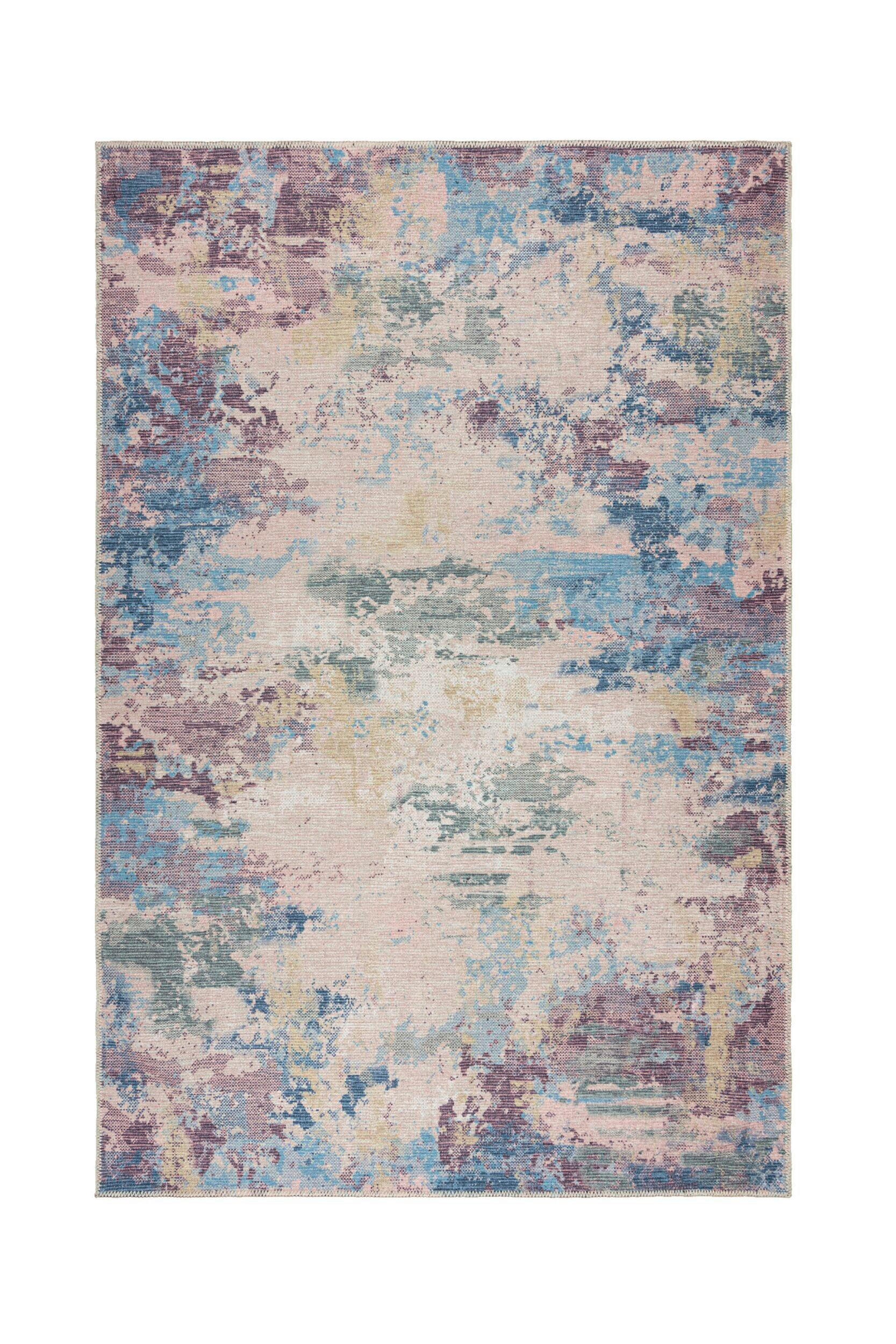 Flachwebteppich Reid Abstract Multi 80x150