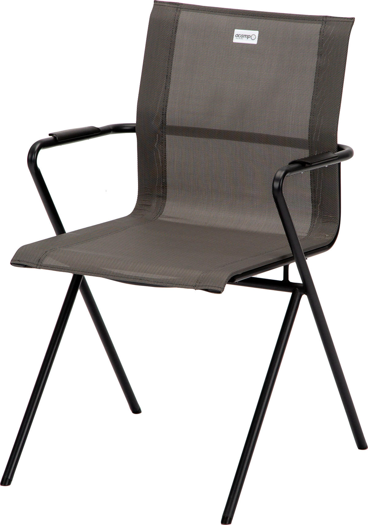 GARTENSET   - Taupe/Anthrazit, Basics, Glas/Kunststoff (80/75/160cm) - Acamp