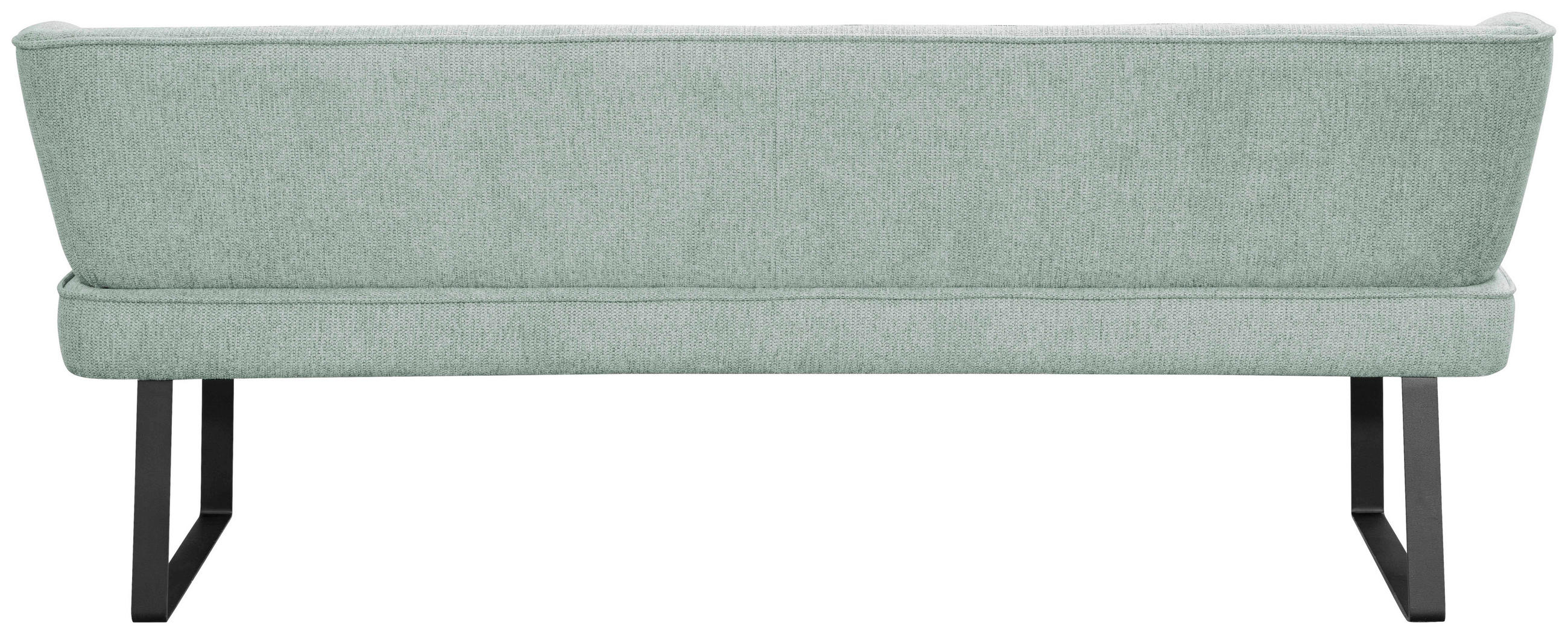 Thumbnail - Novel Sitzbank, Schwarz, Türkis, Metall, Textil, 3-4-Sitzer, 185x91x66 cm, in verschiedenen Größen erhältlich, mit Rücke...