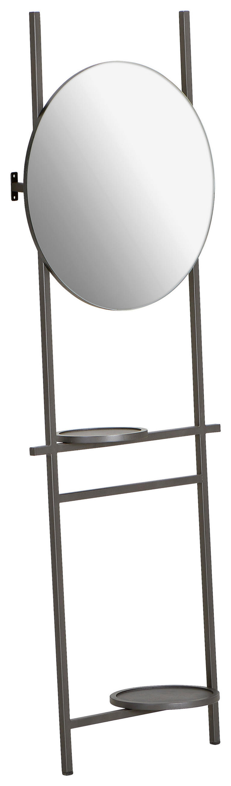 STANDSPIEGEL 60/180/27 cm  - Anthrazit, Trend, Glas/Metall (60/180/27cm) - Livetastic