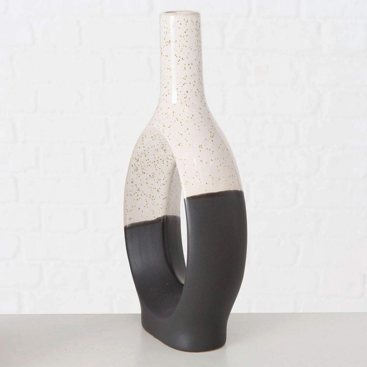 VAS 26 cm  - vit/svart, Basics, keramik (6/26/13cm)