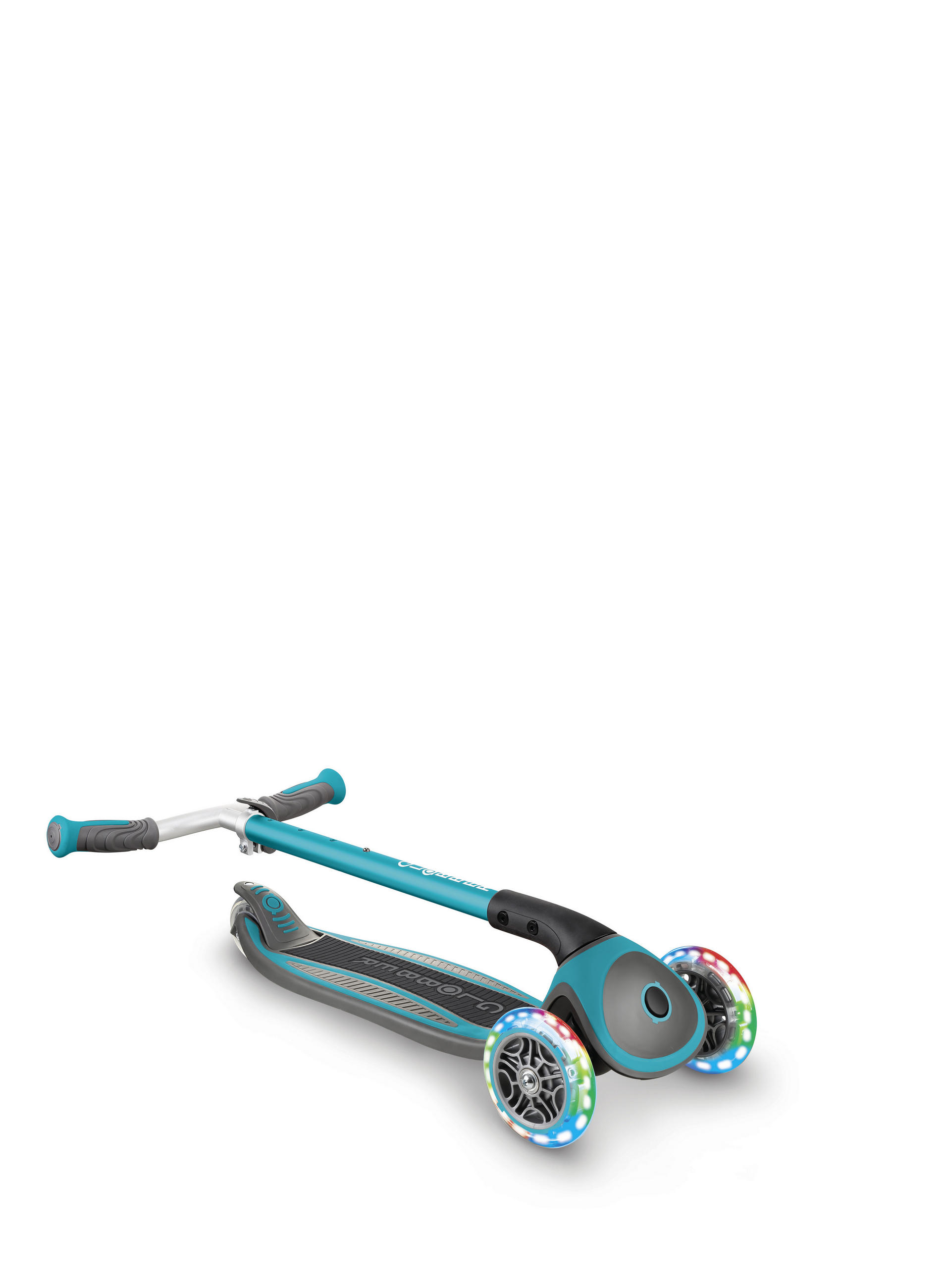 SCOOTER 662 Globber Master Lights  - Türkis/Schwarz, Basics, Kunststoff (61/94/37cm) - GLOBBER