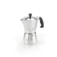 ESPRESSOKOCHER  - Schwarz/Alufarben, Basics, Kunststoff/Metall (15/10/20,5cm) - Gefu