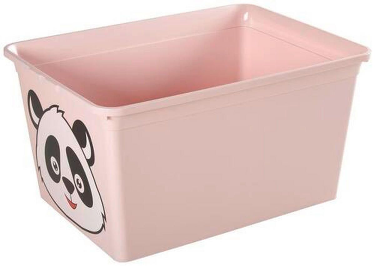 KUTIJA ZA IGRAČKE  Panda  - pink, Basics, plastika (48,5/36/25cm) - My Baby Lou