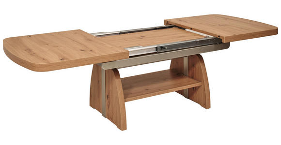 COUCHTISCH in Holz 125-245/75/55-74 cm  - Wildeiche, KONVENTIONELL, Holz (125-245/75/55-74cm) - Venda