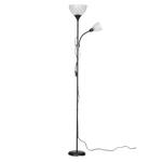 STEHLEUCHTE 42/21/180 cm    - Schwarz/Weiß, Basics, Kunststoff/Metall (42/21/180cm) - Boxxx