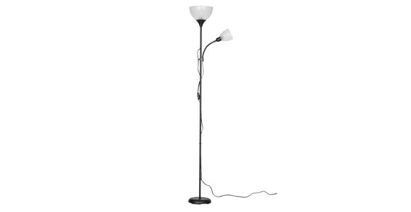 STEHLEUCHTE 42/21/180 cm    - Schwarz/Weiß, Basics, Kunststoff/Metall (42/21/180cm) - Boxxx