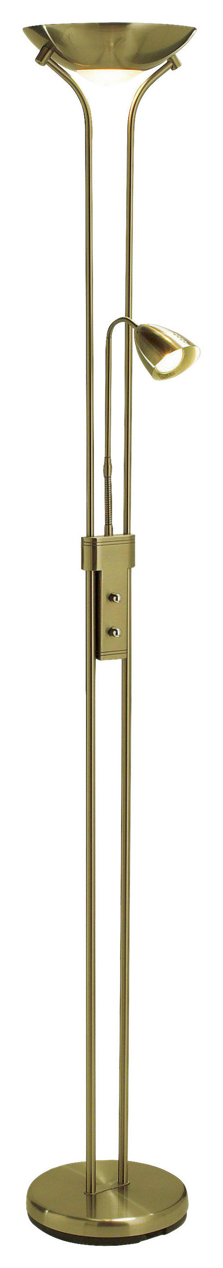 STEHLEUCHTE Detroit 25,5/180 cm   - Messingfarben, Basics, Metall (25,5/180cm) - Markslöjd