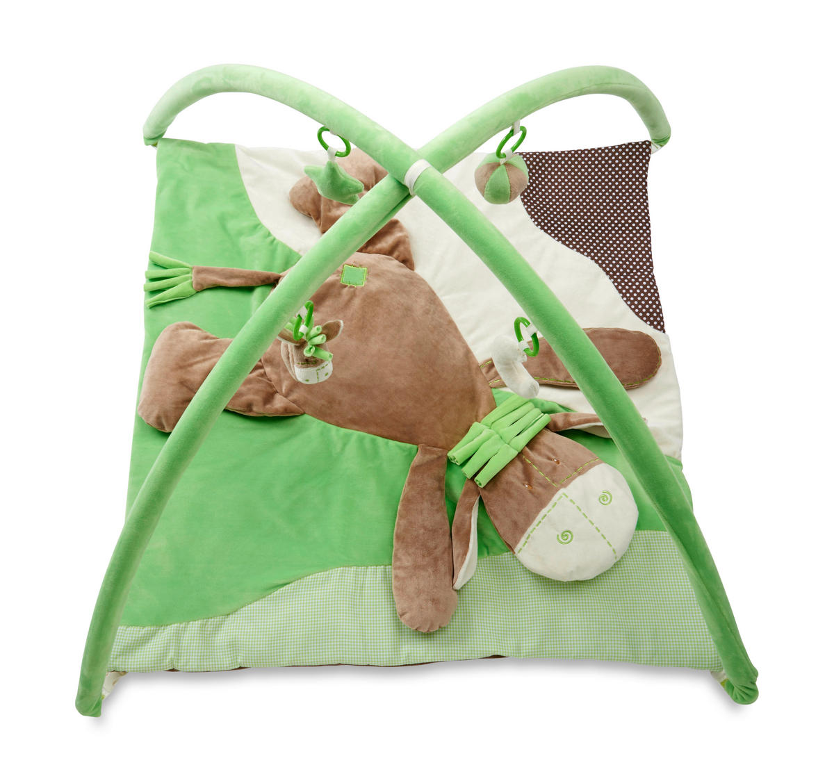 SPIELBOGEN DIEGO  - Schlammfarben/Grün, Basics, Kunststoff/Textil (80/80/60cm) - My Baby Lou