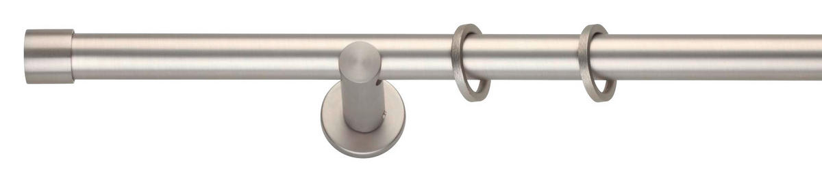 RÚDKARNIS-GARNITÚRA 160-280 cm  - nemesacélszínű, Design, fém (160-280cm) - Homeware