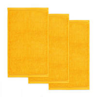 GÄSTETUCHSET Gelb 3-teilig 30/50 cm  - Gelb, Basics, Textil (30/50cm) - Moeve