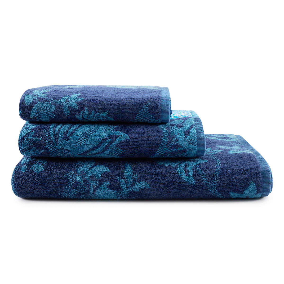 HANDTUCH Genova Blau  - Blau, Basics, Textil (50/100cm) - Bassetti