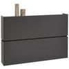 HÄNGESCHUHSCHRANK Graphitfarben  - Graphitfarben, Design, Holzwerkstoff (140/93/22cm) - Voleo