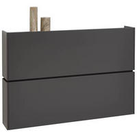 HÄNGESCHUHSCHRANK Graphitfarben  - Graphitfarben, Design, Holzwerkstoff (140/93/22cm) - Voleo