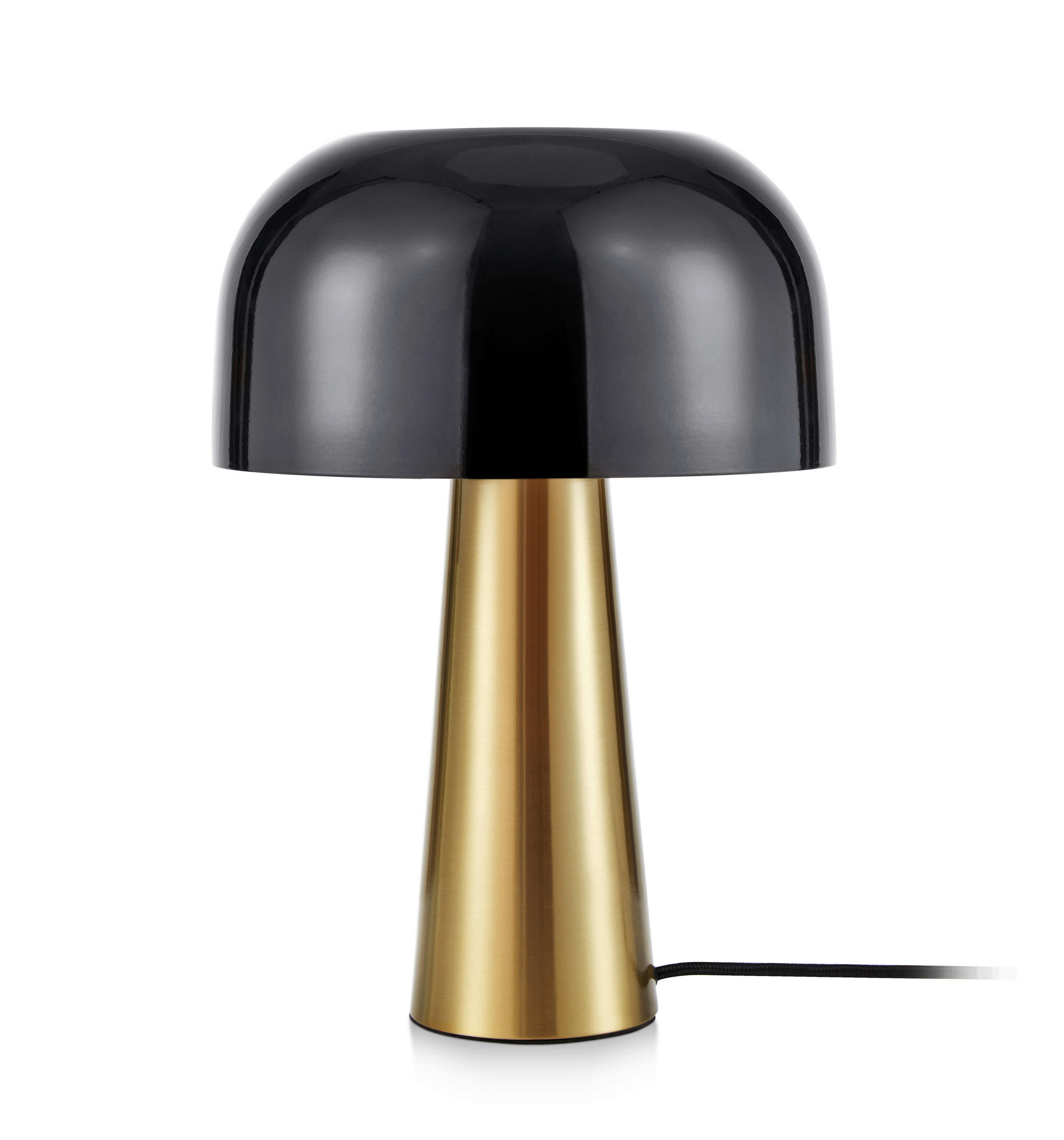 TISCHLEUCHTE 25/35 cm   - Goldfarben/Schwarz, Basics, Metall (25/35cm) - Markslöjd