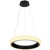 VISEČA LED-SVETILKA  Tabano //3000-6500 K/230 V/ - črna/opal, Design, kovina/umetna masa (49,5/120cm) - Globo