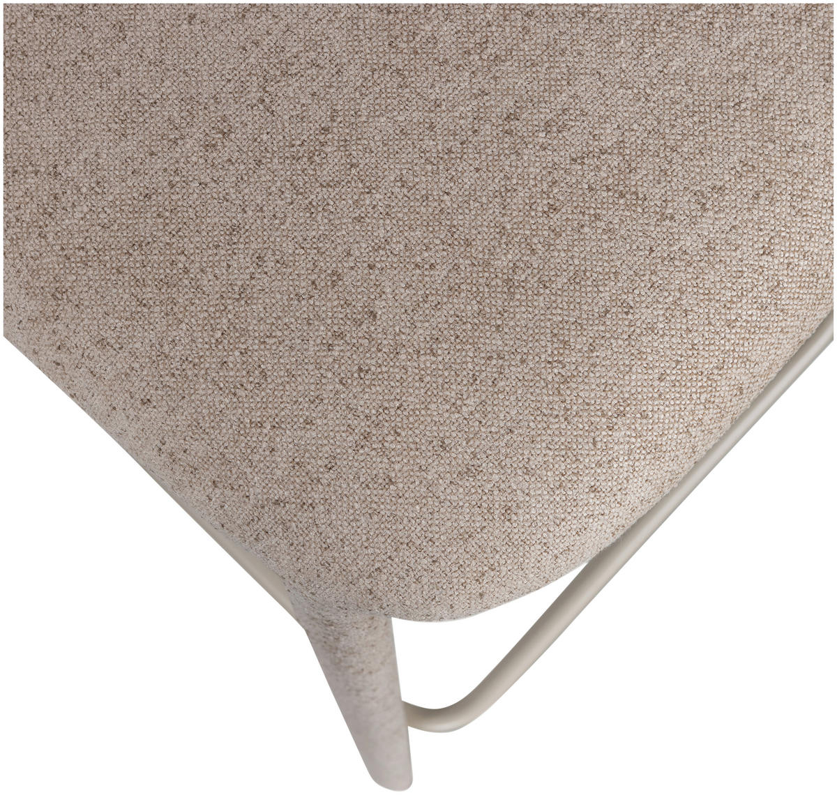 BARHOCKER Webstoff Sandfarben  - Sandfarben, MODERN, Textil (48/95/52cm) - Livetastic