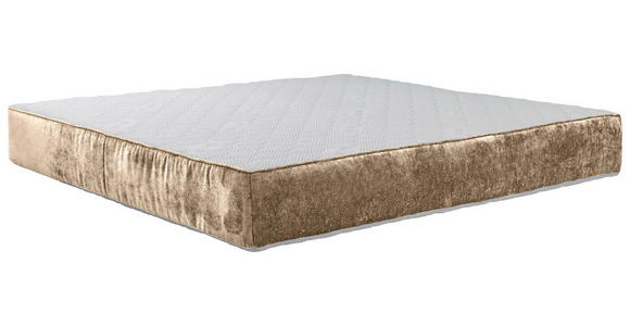 TASCHENFEDERKERNMATRATZE 180/200 cm Höhe ca. 25 cm - Beige/Weiß, Trend, Textil (180/200cm) - Esposa
