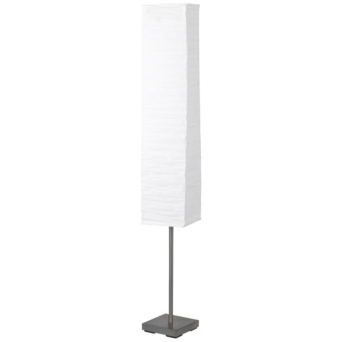 STEHLEUCHTE 18/145 cm    - Titanfarben/Weiß, Basics, Papier/Metall (18/145cm) - Brilliant