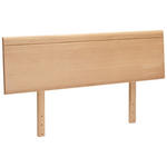 KOPFTEIL 147/44/25 cm  - Eichefarben, Natur, Holz (147/44/25cm) - Linea Natura