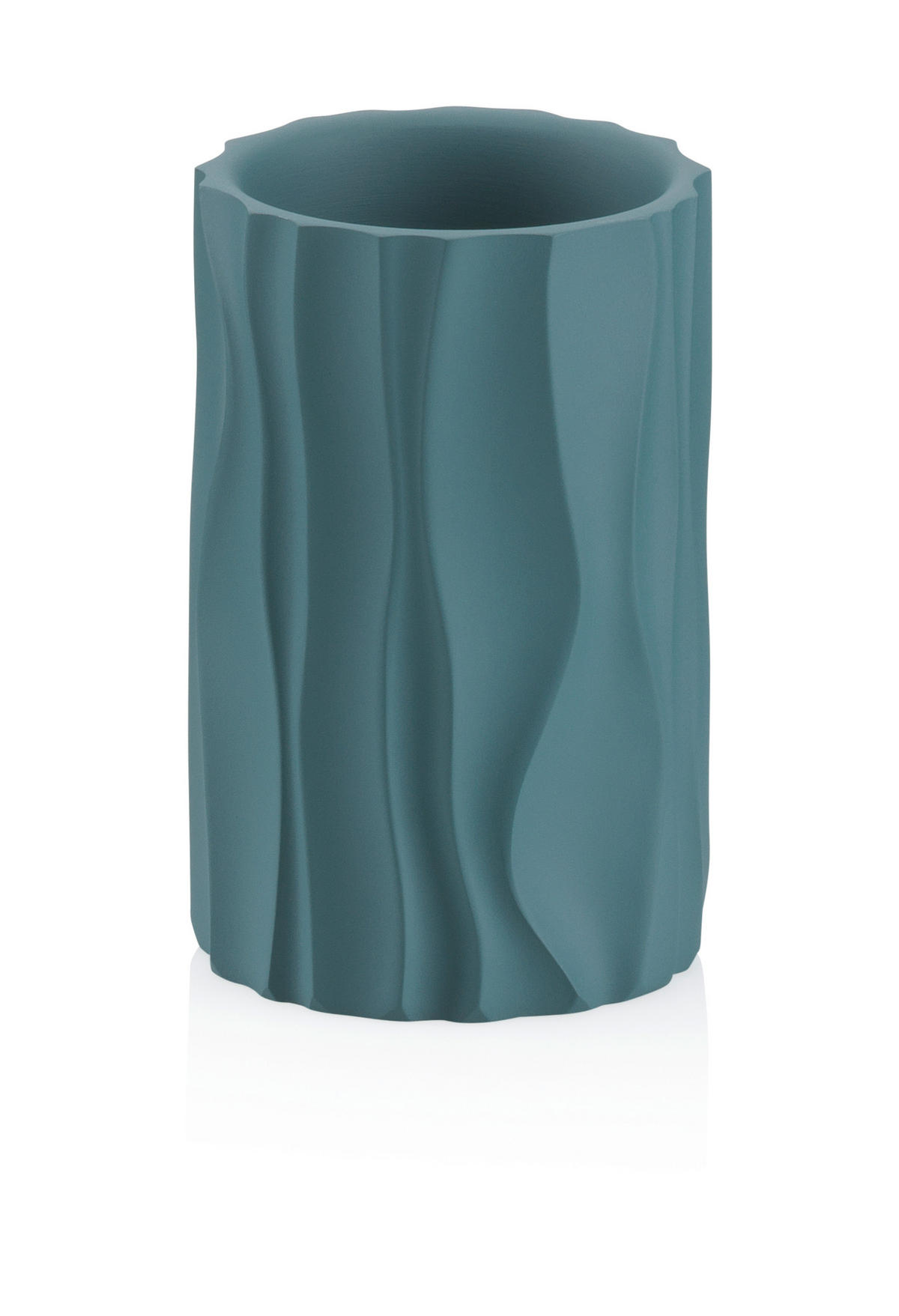 ZAHNPUTZBECHER Merida  - Petrol, Basics, Kunststoff (7/10,5cm) - Kela
