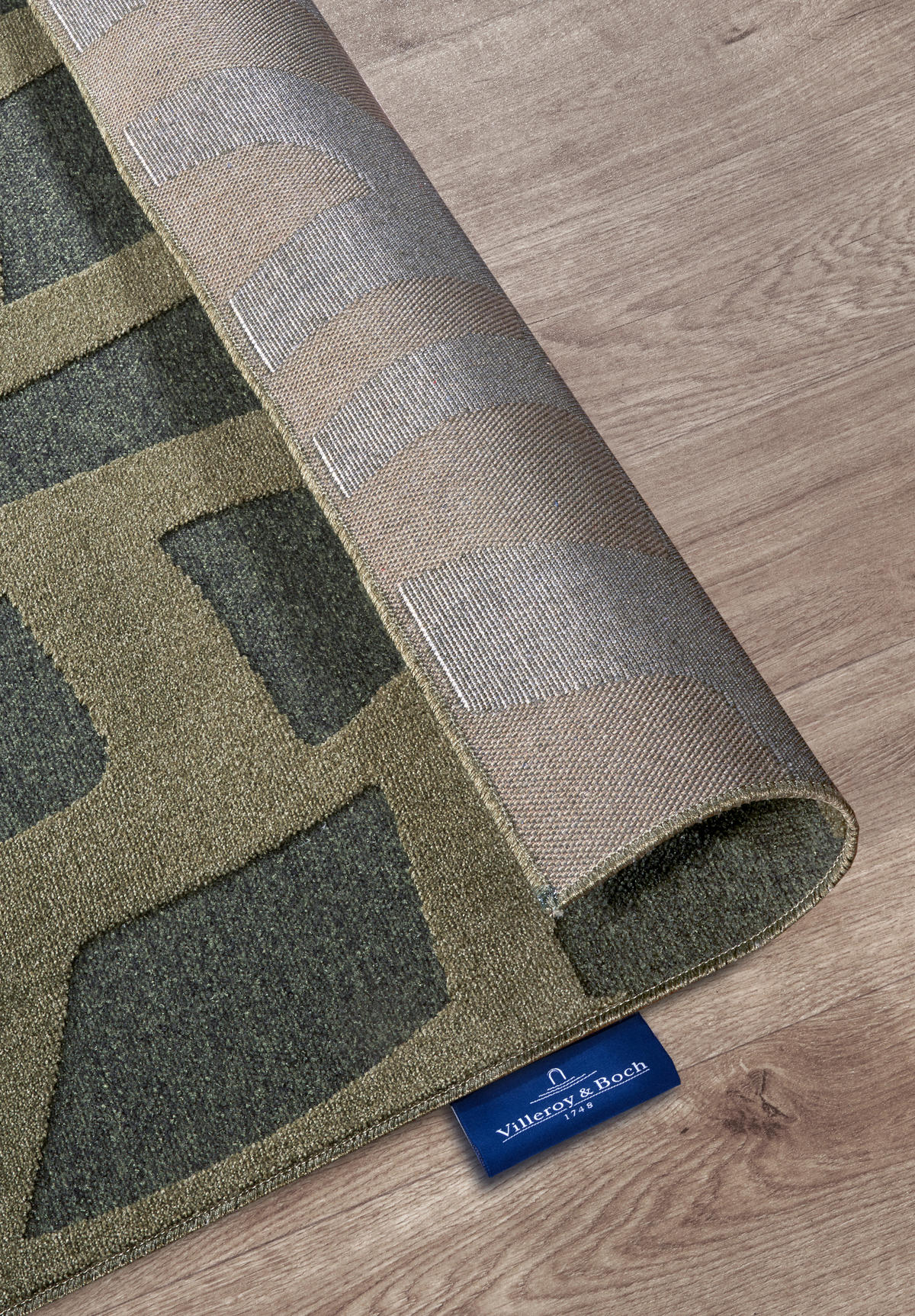 FLACHWEBETEPPICH 200/290 cm Kollektion 1879 Waldgrün  - Waldgrün, Design, Textil (200/290cm) - Villeroy & Boch