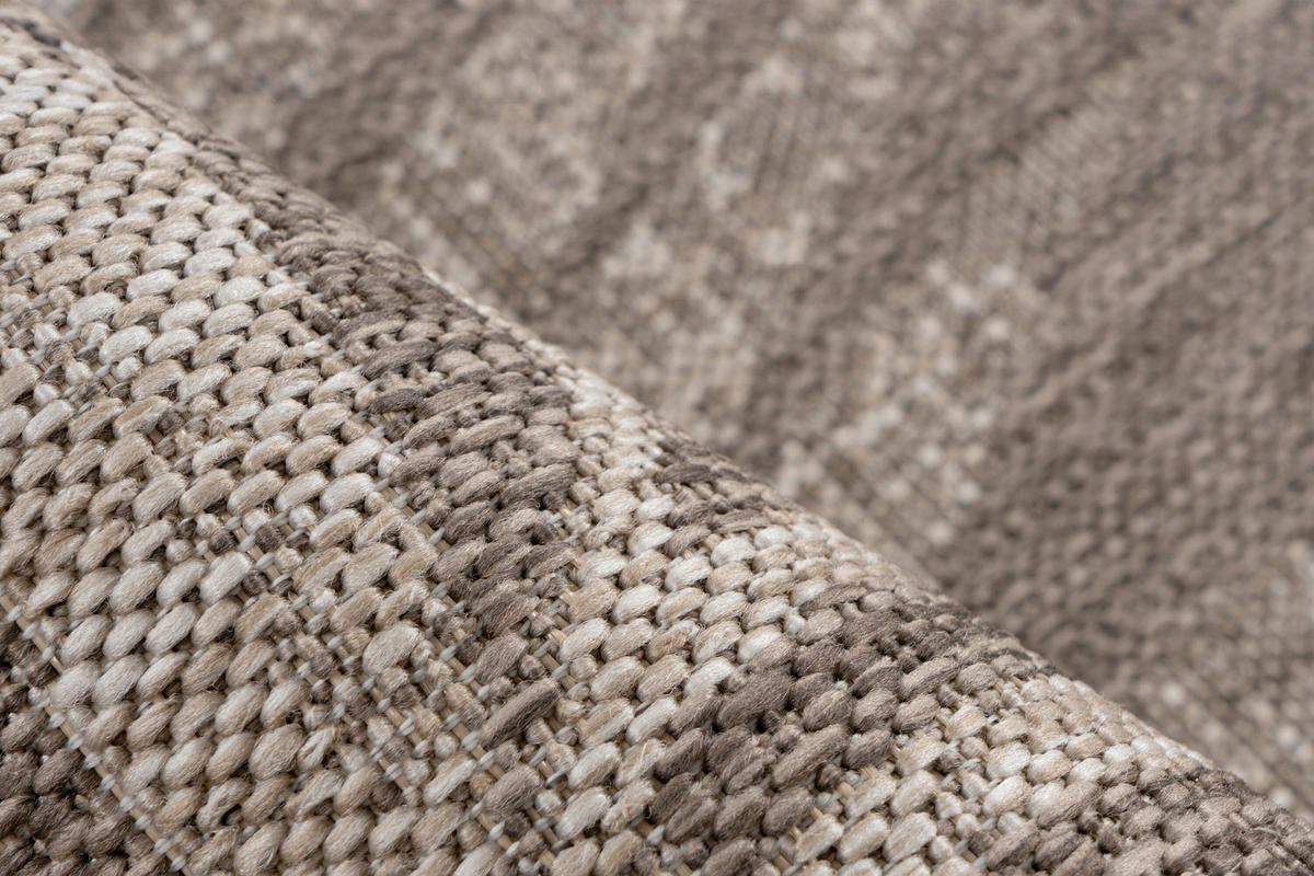 FLACHWEBETEPPICH 200/290 cm Taupe rechteckig  - Taupe, Basics, Textil (200/290cm) - Kayoom