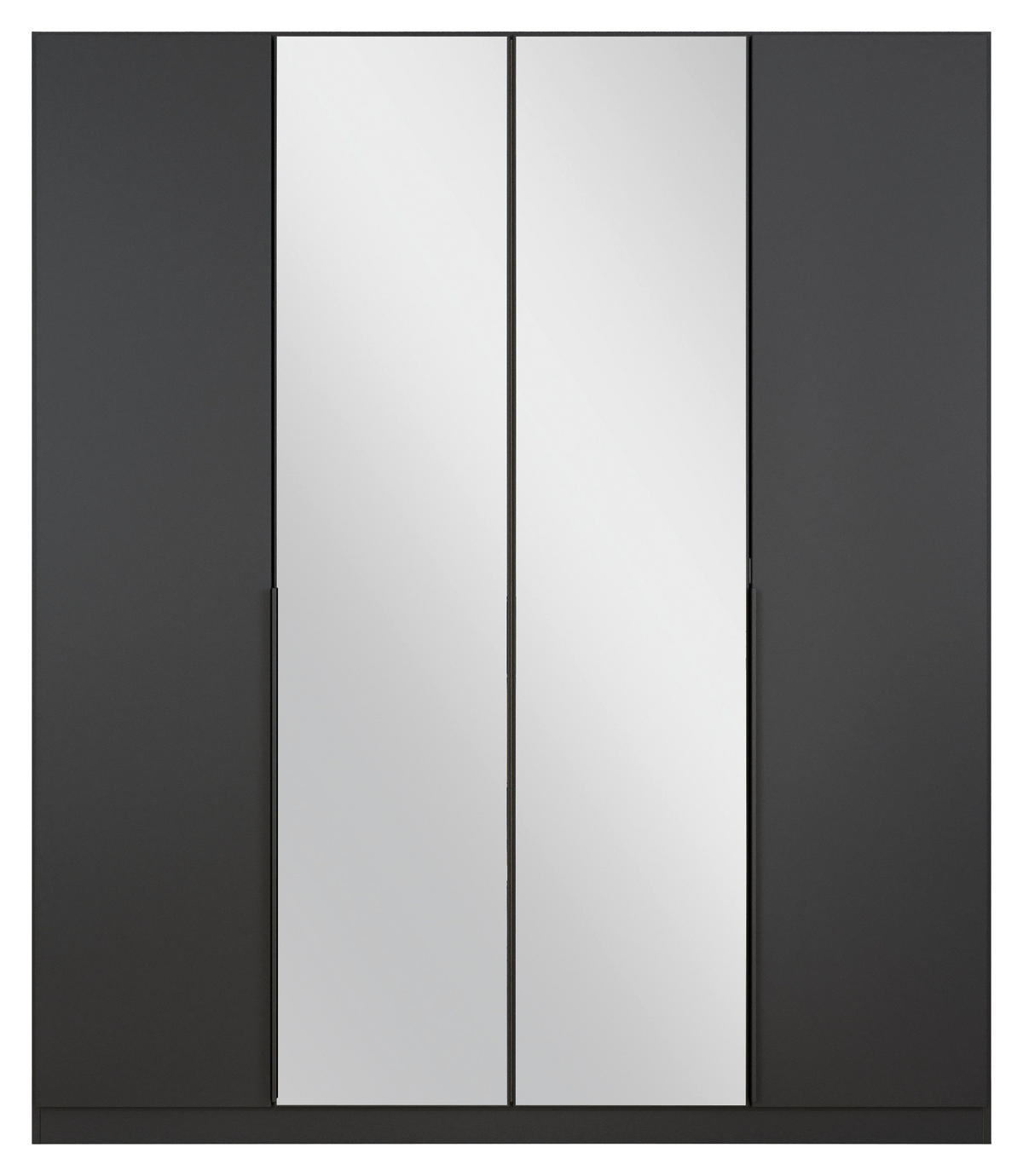 DREHTÜRENSCHRANK in Grau  - Grau, Modern, Holzwerkstoff/Metall (181/210/54cm) - Rauch Möbel