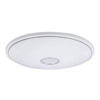 LED-DECKENLEUCHTE 30 W  68/10 cm    - Weiss/Opal, Basics, Kunststoff/Metall (68/10cm) - Globo