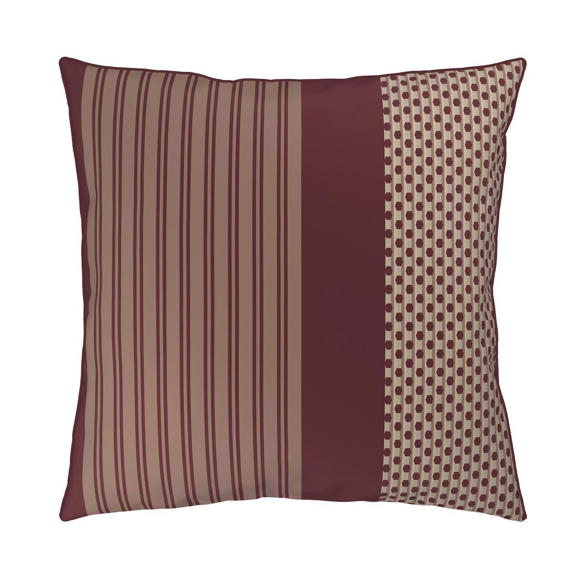 WENDEBETTWÄSCHE 3-teilig Satin 200/200 cm  - Kirschrot, Textil (200/200cm) - Dieter Knoll