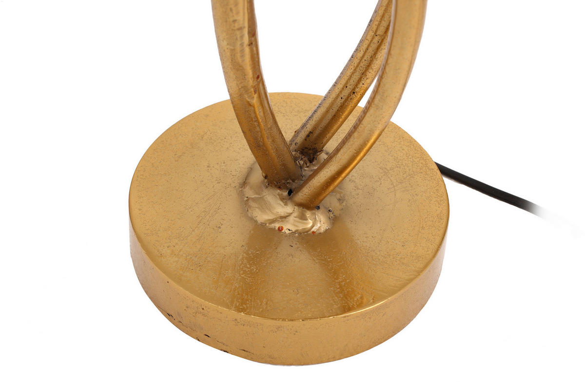 TISCHLEUCHTE - Goldfarben, Basics, Metall (24/16/52cm) - Kayoom