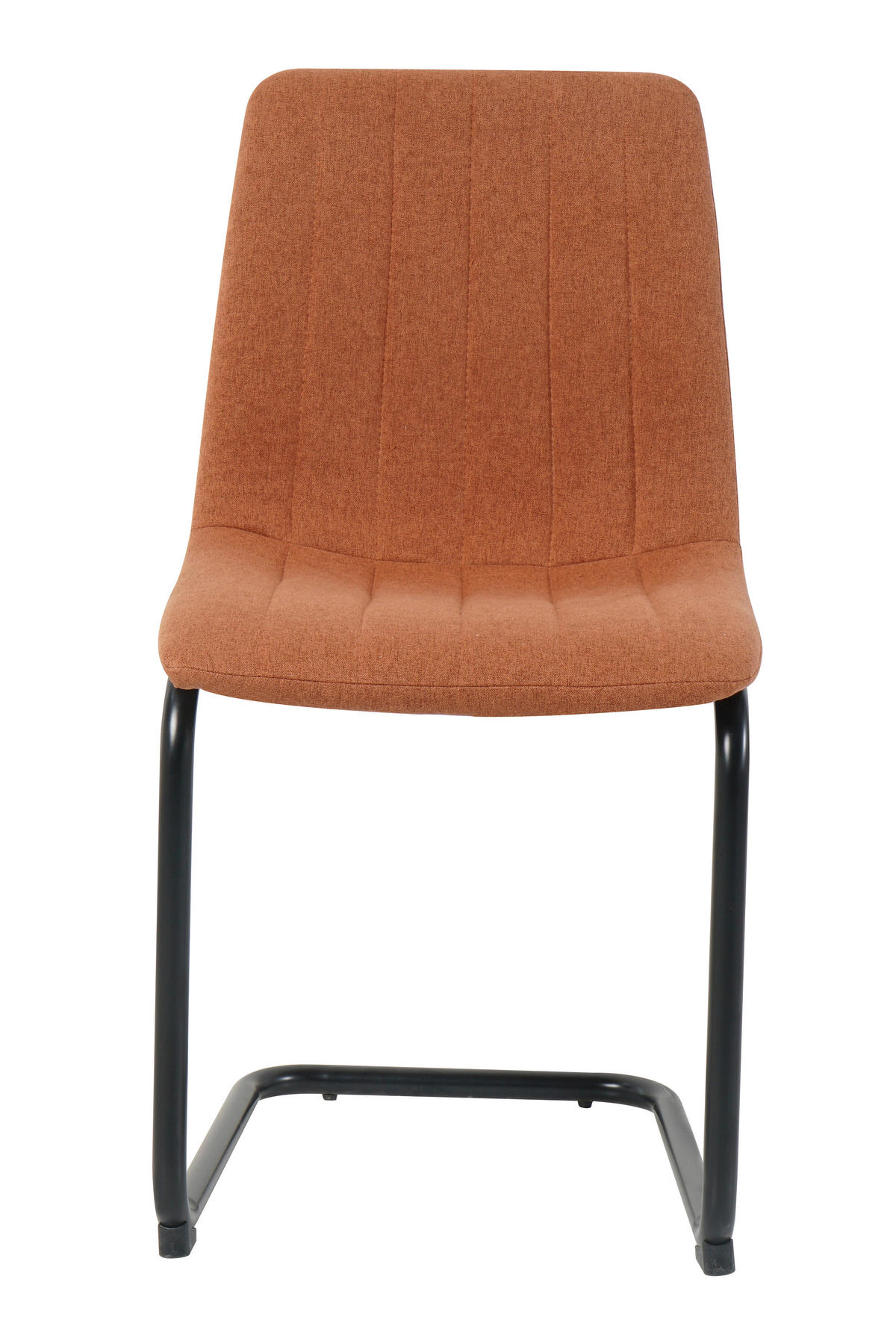 STUHL-SET 2 Stück  in Struktur  - Schwarz/Braun, Design, Textil/Metall (43/87/53cm) - Livetastic