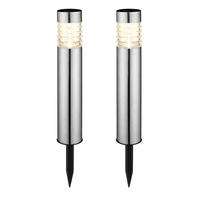SOLCELLSLAMPA 7,7/55,7 cm   - stålfärgad, Basics, metall/glas (7,7/55,7cm) - Ambia Garden