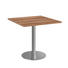 KONFERENZTISCH - Chromfarben/Zwetschgefarben, KONVENTIONELL, Holzwerkstoff/Metall (80/75,5/80cm) KONFERENZTISCH - Chromfarben/Zwetschgefarben, KONVENTIONELL, Holzwerkstoff/Metall (80/75,5/80cm)