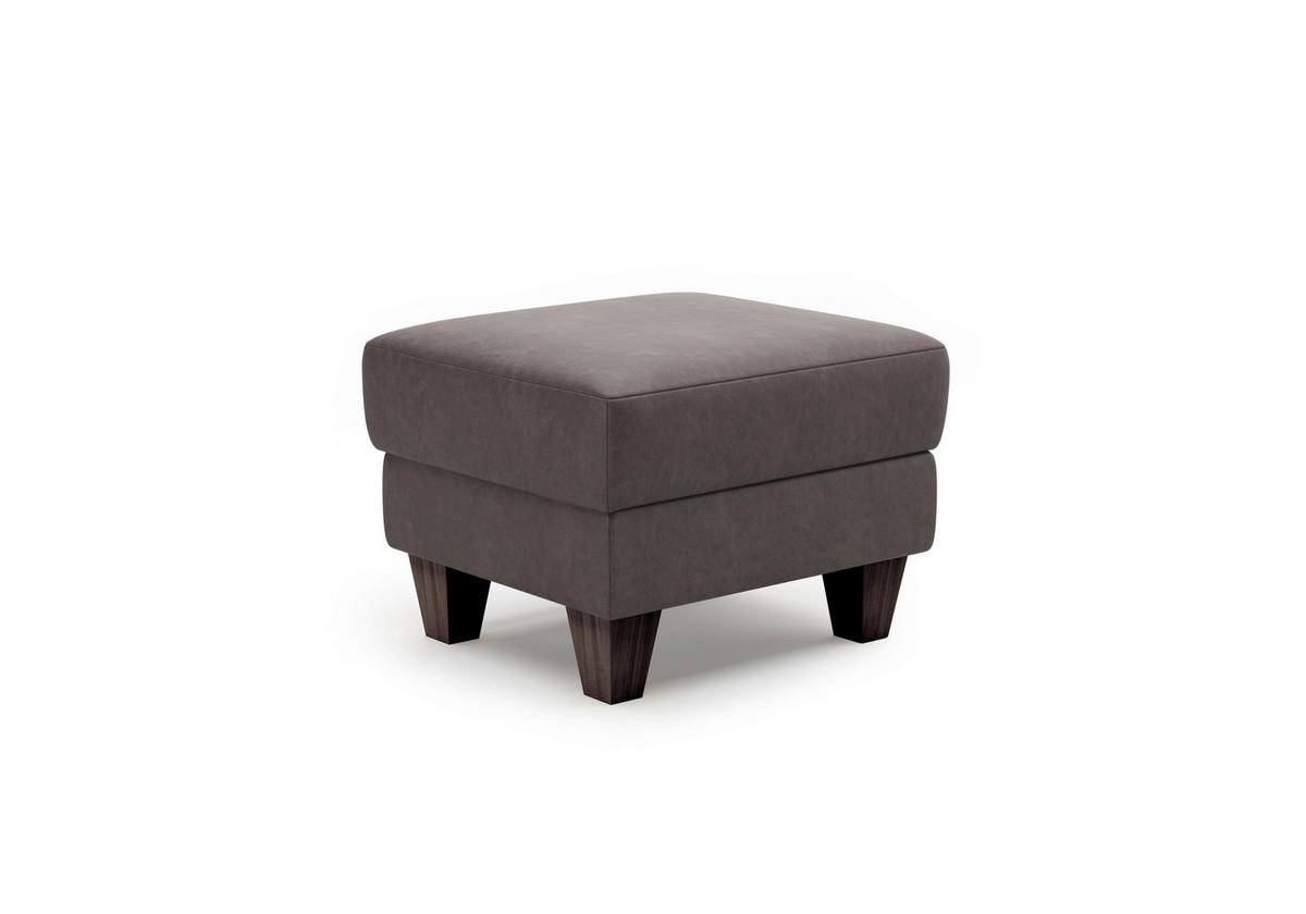 HOCKER in Textil Braun  - Wengefarben/Braun, Konventionell, Holz/Textil (58/48/58cm) - Sit & More