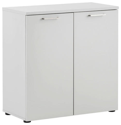 AKTENSCHRANK Hellgrau  - Hellgrau, KONVENTIONELL, Holzwerkstoff (80,2/84,2/41cm) - MID.YOU